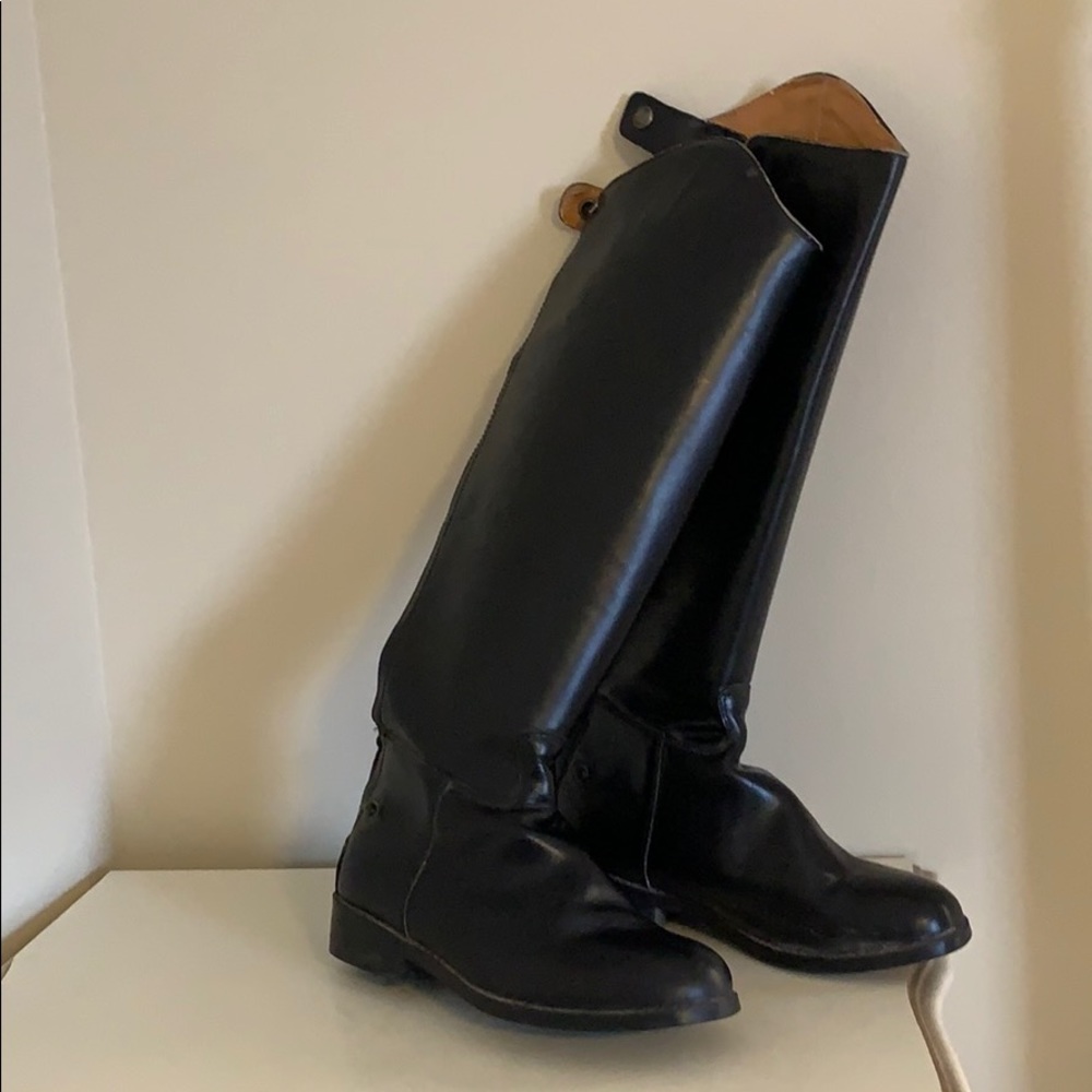 Dublin Tall Riding Boot Black Leather Upper